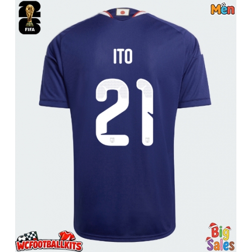 Japan Hiroki Ito #21 Replica Home Stadium Shirt World Cup 2026 Short Sleeve